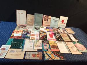 lot 216 image: Vintage cookbooks