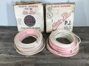 lot 350 image: 2 - Rolls of Electrical Wire - Each has 250 ft in each box
