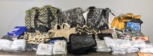lot 357 image: Lot of Storage Bags - Purses - Wallets and More
