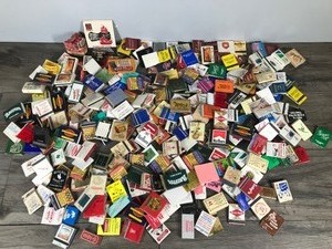 lot 337 image: Large Lot of Collectible Matches - Grain Belt - Hamms - Marlboro - Radiant Roast Coffee and More