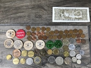 lot 394 image: Lot of Coins Tokens and More