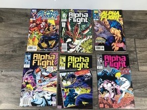 lot 396 image: 6 - Marvel Alpha Flight Comic Books