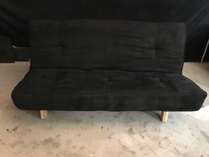 lot 16 image: Large Wood Frame Futon Like New