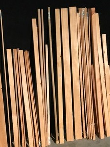 lot 348 image: Lot of Wood Pieces and Dowels
