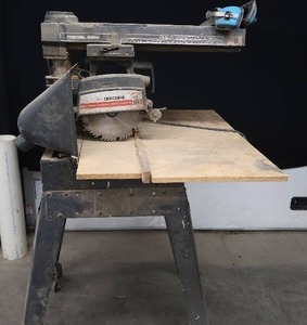 lot 22 image: RADIAL SAW ON STAND