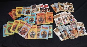 lot 63 image: THE GUNSMITH NOVELS BY J.R. ROBERTS, AND TRAILSMAN NOVELS BY JON SHARPE