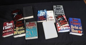 lot 66 image: TOM CLANCY NOVELS