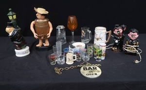 lot 91 image: HOME BAR AND NOVELTY  ITEMS