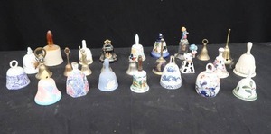 lot 135 image: COLLECTION OF PORCELAIN OR CHINA BELLS