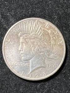 1928 US PEACE SILVER DOLLAR