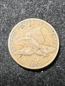 1857 US FLYING EAGLE CENT