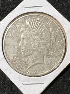 1926-S US PEACE SILVER DOLLAR