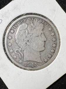 1915-D US BARBER HALF DOLLAR