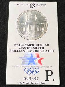 1984 US OLYMPIC SILVER DOLLAR BU