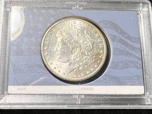 1902-O US MORGAN SILVER DOLLAR IN CASE