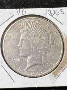 1926-S US PEACE SILVER DOLLAR
