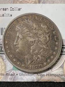 1880-S US MORGAN SILVER DOLLAR