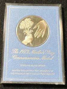 1973 MOTHERS DAY STERLING SILVER PROOF COMMEM MEDAL
