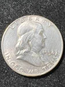 1954-D US FRANKLIN HALF DOLLAR