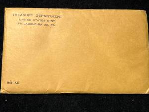 1959 US PROOF SET IN ORIGINAL ENVELOPE