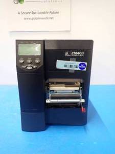 lot 78 image: Zebra&nbspZM400 Thermal Label Printer  Includes power cable 