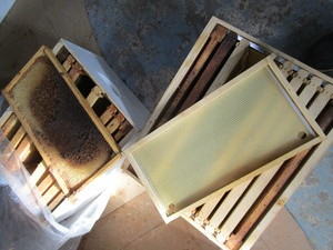 Two Hive Bodies with Frames