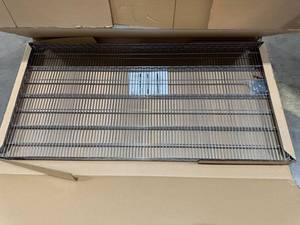 lot 26 image: Uline Chrome Wire Shelves, 72 x 36, 2 shelves, H-1517-SHELF