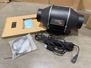 lot 43 image: AC Infinity Cloudline S4 Roof Fan for Inline Duct