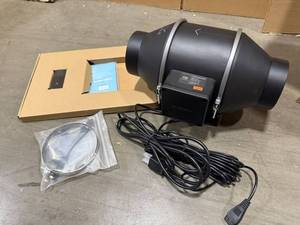 lot 44 image: AC Infinity Cloudline S4 Roof Fan for Inline Duct