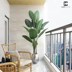 lot 11 image: CAPHAUS 5 ft. Artificial Bird of Paradise Plant with 10-Trunks, Realistic Look and Easy Maintenance, Perfect for Home or Office   Customer Returns See Pictures