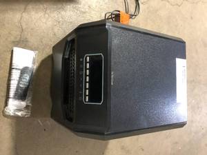 lot 3 image: WeWarm Electric 6 Element Infrared Space Heater Black Plastic   Customer Returns See Pictures