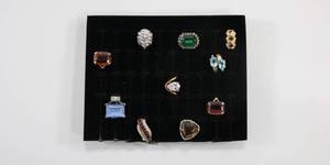Costume Jewelry Ring Lot of 10 Rings Vintage & Modern