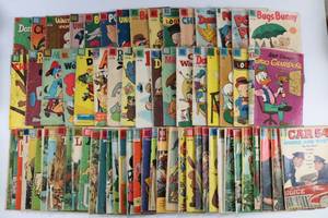 lot 43 image: Vintage Dell Comic Book Lot of 68 - Disney, Bugs Bunny