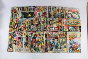 lot 44 image: Vintage Marvel Comic Book Lot of 73 - Amazing Spider-Man, Avengers