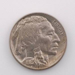 lot 35 image: 1916 Buffalo Nickel