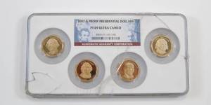 lot 71 image: 2007-S Proof Presidential Dollars NGC Graded