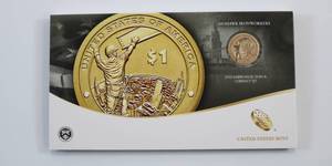 lot 69 image: 2015 Uncirculated Native American $1 Coin & $1 Federal Reserve Note