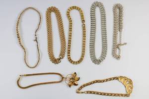 lot 83 image: Costume Jewelry Necklace Lot of 7
