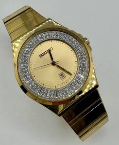 lot 118 image: Ladies Seiko Quartz Wristwatch 7N82-0HS0 Runs