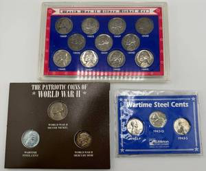 lot 121 image: WWII US Coin Lot