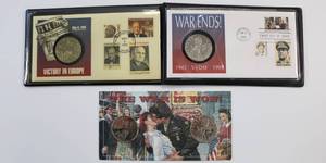 lot 101 image: The War Is Over Uncirculated $5 Coin