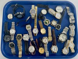 lot 167 image: Mens Wristwatch Lot Vintage & Modern Parts Repair Untested As Is