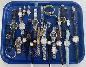 lot 170 image: Wristwatch Lot Gucci Movado Seiko Bulova Etc Parts Repair Untested As Is