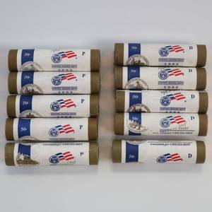 lot 197 image: U.S Mint Penny Rolls Lot of 10