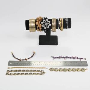 lot 272 image: Costume Jewelry Bracelet, Cuff & Bangle