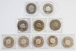 lot 292 image: Minnesota Twins World Champion 1 Oz .999 Silver Round Lot of 10