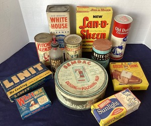 lot 56 image: Large Group Vintage Household & Laundry Cleaners