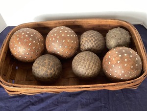 lot 140 image: Group of Antique French Patanque Boules