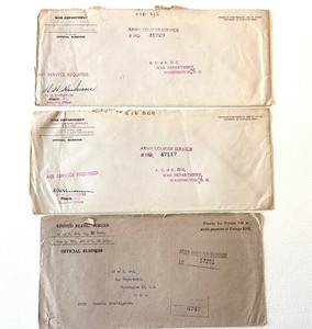 lot 104 image: Group of World War 2 War Department Covers  Censor Cancellations