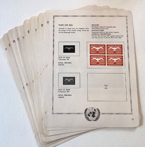 lot 119 image: United Nations Stamps and Album Pages